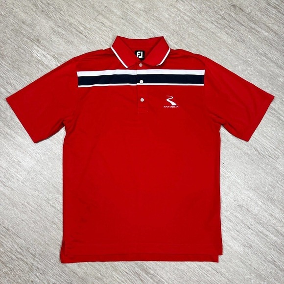 FootJoy Other - FootJoy Golf Polo Shirt Short Sleeve Men's L Rock Creek Cattle Company